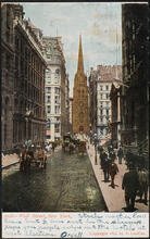 Wall Street, New York.