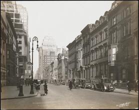 East 38th Street and Madison Avenue. Looking north