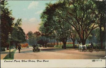 Central Park, West Drive, New York