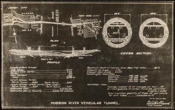 Hudson River Vehicular Tunnel [For 34 Years of Loyal Service - Eric S. Barron.]