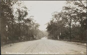 Ft. Washington Ave, north from 153rd St, New York.