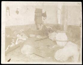 Women's Lodging Room in Eldridge Street Police Station.