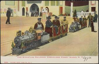 The Miniature Railroad, Dreamland, Coney Island, N. Y.