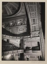 Fifth Avenue Theatre, Showing Orchestra, Boxes, First and Second Balconies