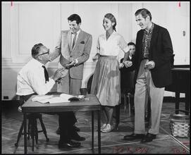 [Rehearsal for "110 in the Shade".]