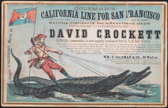 The Celebrated A 1 Extreme Clipper Ship David Crockett