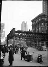 [Demolition of the Sixth Avenue El.]