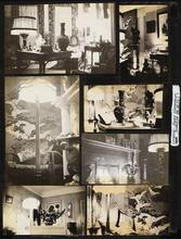 [Seven views of a living room.]