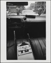 New York City, From Inside a Police Auto. Police Check Autos For Wanted Man, 1978