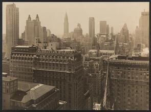 Bird's Eye View, S.E. from 57th Street & 5th Avenue.