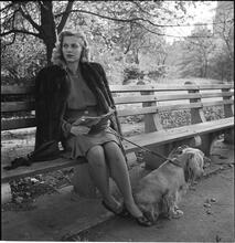 Men Are Such Wolves [Woman on a park bench.]