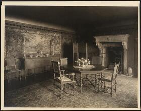 [Residence. Interior, dining room.]