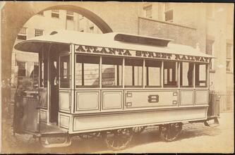 Fare-box Cars [Atlanta Street Railway No. 8 streetcar.]