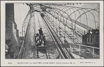 Shooting the Chutes, Luna Park, Coney Island, N. Y.