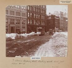 Blizzard-99 [Union Square, West Looking North from Just Above 14th St.]