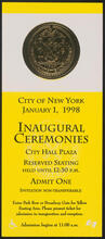 City of New York Inaugural Ceremonies