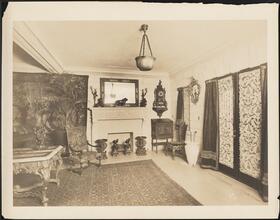 [Interior of residence.]