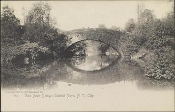 Vine Arch Bridge, Central Park, N. Y. City.