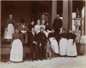 Stevens Family Servants 1895 Castle Point, Hoboken
