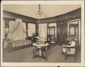 [Residence. Interior, bedroom.]