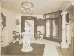 [Bingham House reception hall.]