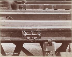 [Elevated train rail.]