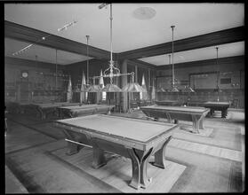 East 60th Street. Harmonie Club, billiard room.