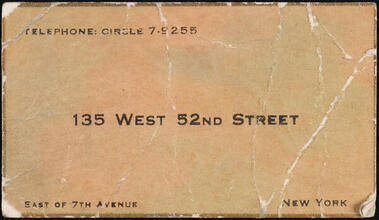 135 West 52nd Street