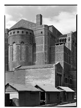 St. Bartholomews Church. Vertical detail, upper part 2.