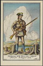 Rifleman - 4th Penn. Bn. - Wayne's Fort Ti. 31 August 1776.
