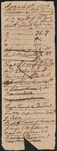 Account of John Peter De Lancey, August 10, 1806