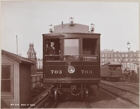 [Train yard.]