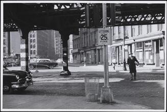 [Third Avenue El at Stuyvesant Street.]
