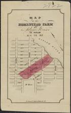 Map of the Homestead Farm of Lawrence Benson at Harlem