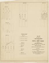 Map of Property in 12th Ward of City of New York of which Archibald Watt Held Legal Title in July 1838, Whilst James Watt held the Equitable Benefits Thereof Covered by Two Dry Mortgages of A. Watt to