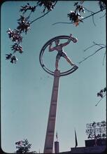 ["Shot Putter" by Raoul Josset in the Amusement Zone.]