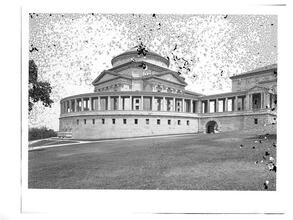 New York University Library, rear.