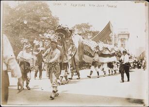[China in New York, 4th of July Parade.]