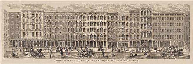 Chambers Street, North Side, Between Broadway and Church Streets