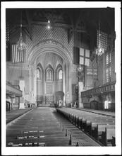 16th Street and Stuyvesant Square. St. George Protestant Episcopal Church, view at chancel.