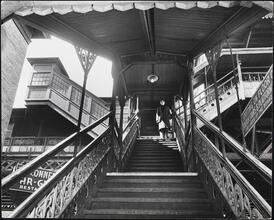 [Elevated railroad station.]
