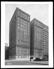 West End Avenue at the S.E. corner of 105th Street. General exterior.