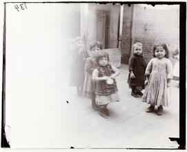 Present tenants of John Ericsson's old house, now the Beach Street Industrial School.
