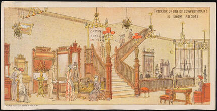Interior of one of Cowperthwait's 15 Show Rooms