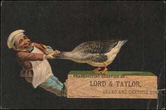 Thanksgiving Greeting of Lord & Taylor