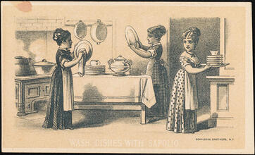 Wash Dishes with Sapolio