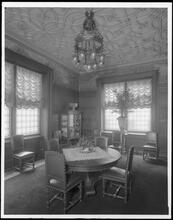 40 West 74th Street. E. Haas residence, dining room at window.