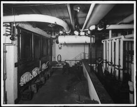 Franklin Street and Greenwich Street. B. Fischer and Co. Factory, boiler room.