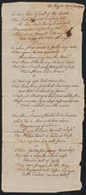 Untitled poem by John Quincy Adams sent to Peter Jay Munro, April 12, 1784