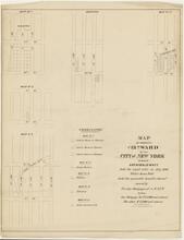 Map of Property in 12th Ward of City of New York of which Archibald Watt Held Legal Title in July 1838, Whilst James Watt held the Equitable Benefits Thereof Covered by Two Dry Mortgages of A. Watt to